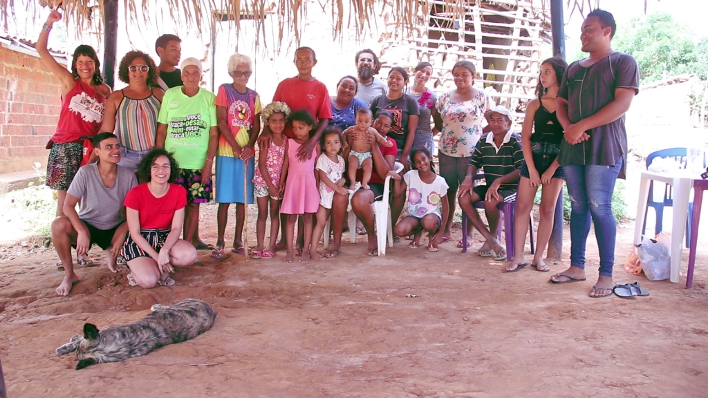 Group photo of the Association of the Native Cariris of Poço Dantas-Umari