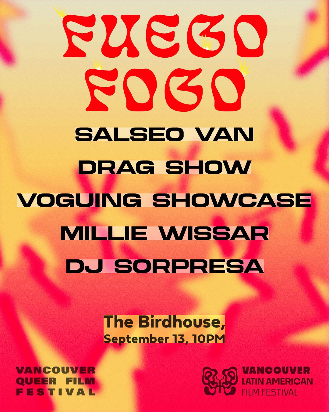 Fuego Fogo party poster