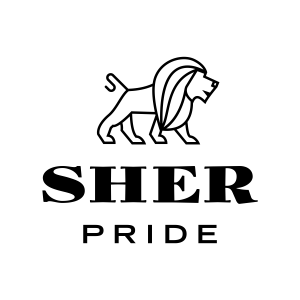 SHER pride logo. 